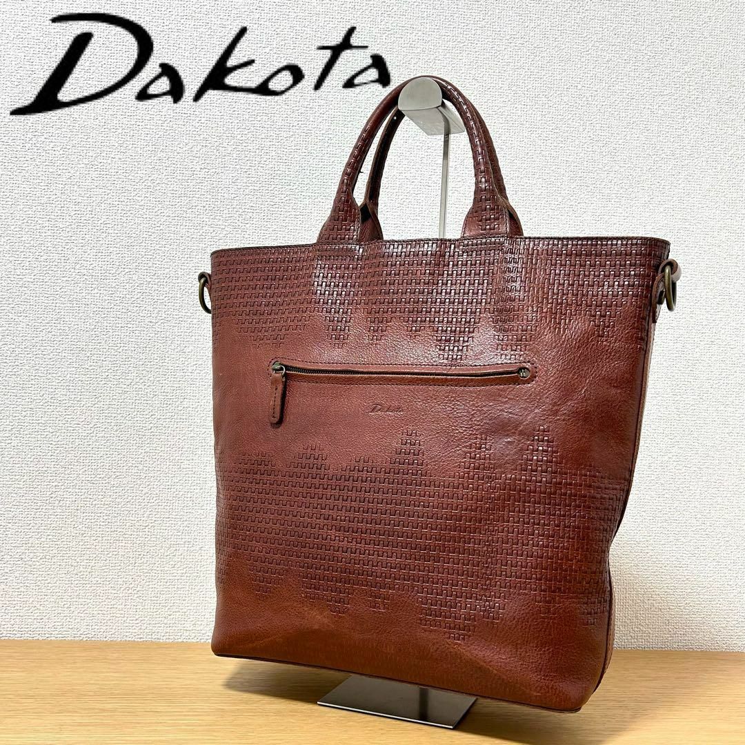 Dakota - 大型 Dakota ダコタ レザートートバッグ ステッチ柄 Dakota - 大型 Dakota ダコタ レザートートバッグ ステッチ柄