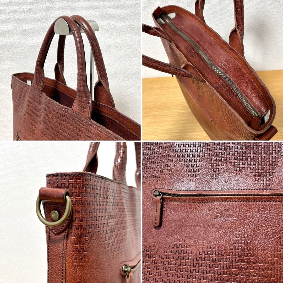 Dakota - 大型 Dakota ダコタ レザートートバッグ ステッチ柄 Dakota - 大型 Dakota ダコタ レザートートバッグ ステッチ柄