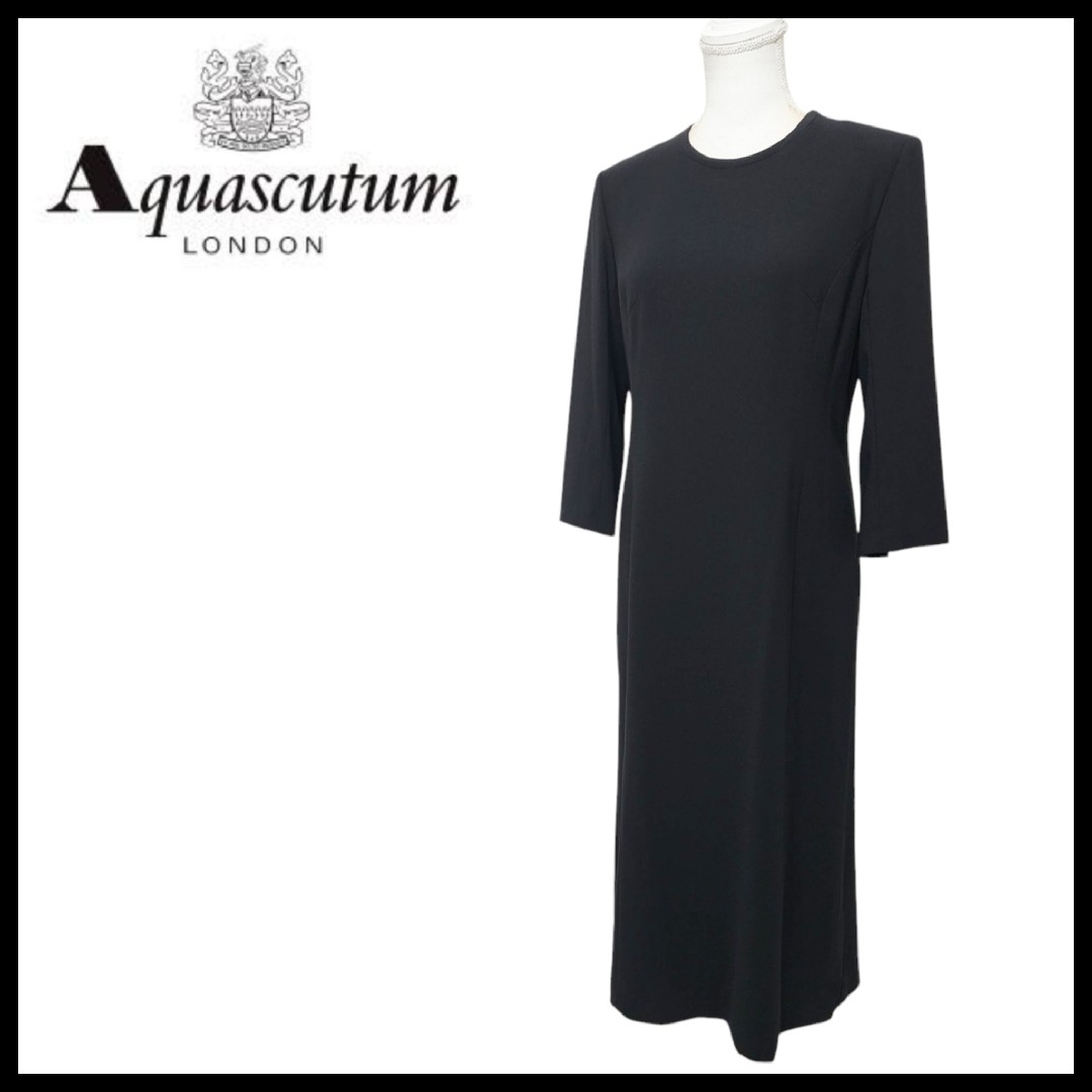 AQUA SCUTUM - 【美品】Aquascutum ブラックフォーマル AQUA SCUTUM - 【美品】Aquascutum ブラックフォーマル