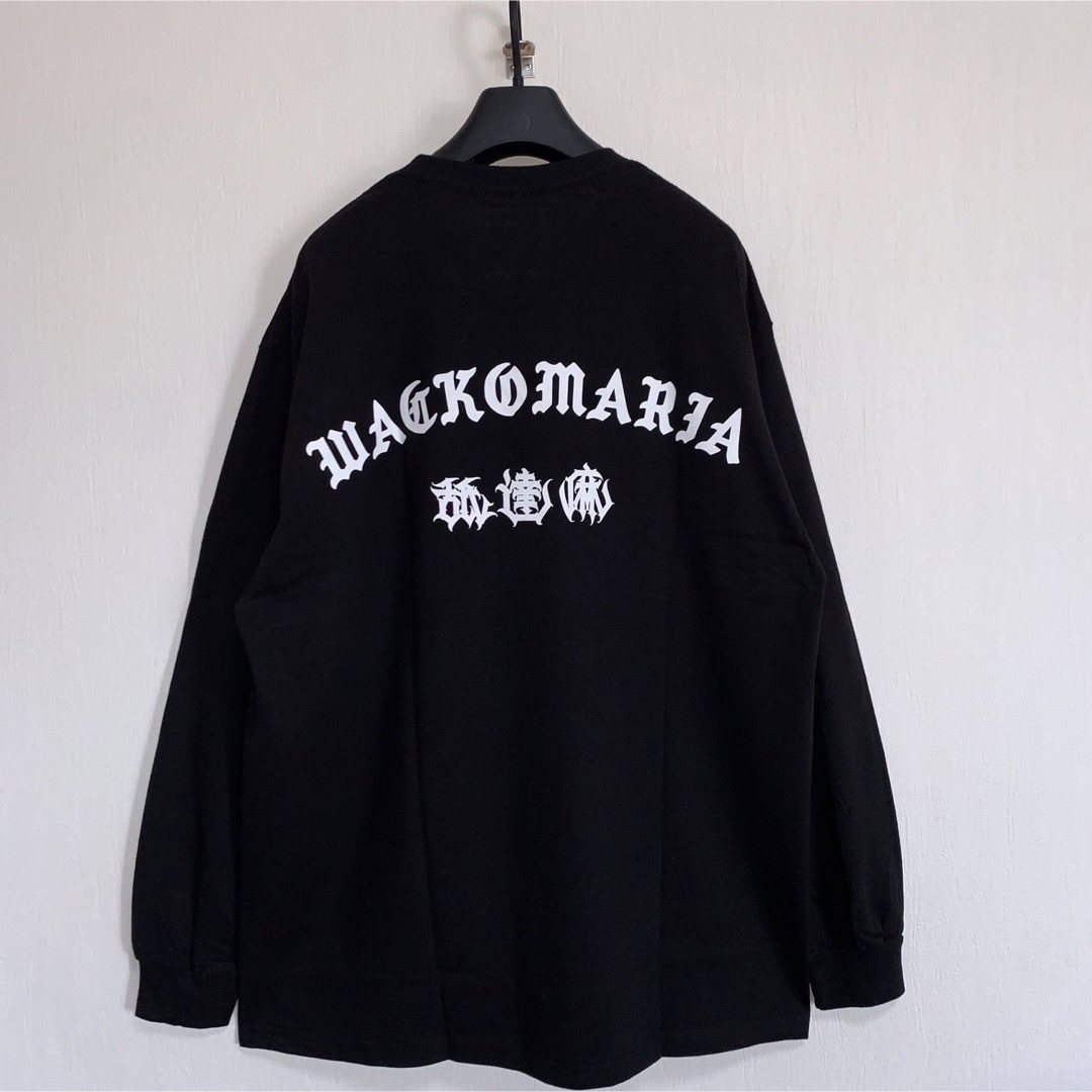WACKO MARIA - XL黒【WACKOMARIA】舐達麻×HT L/S/新品タグ付 WACKO MARIA - XL黒【WACKOMARIA】舐達麻×HT L/S/新品タグ付