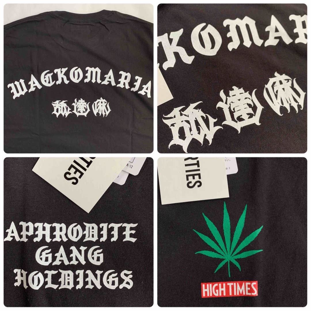 WACKO MARIA - XL黒【WACKOMARIA】舐達麻×HT L/S/新品タグ付 WACKO MARIA - XL黒【WACKOMARIA】舐達麻×HT L/S/新品タグ付