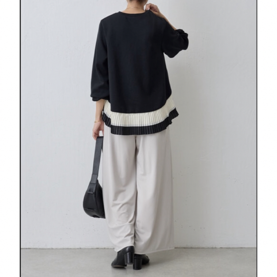 BEARDSLEY - BEARDSLEY✨ 今期人気完売後ろプリーツカットソー BEARDSLEY - BEARDSLEY✨ 今期人気完売後ろプリーツカットソー