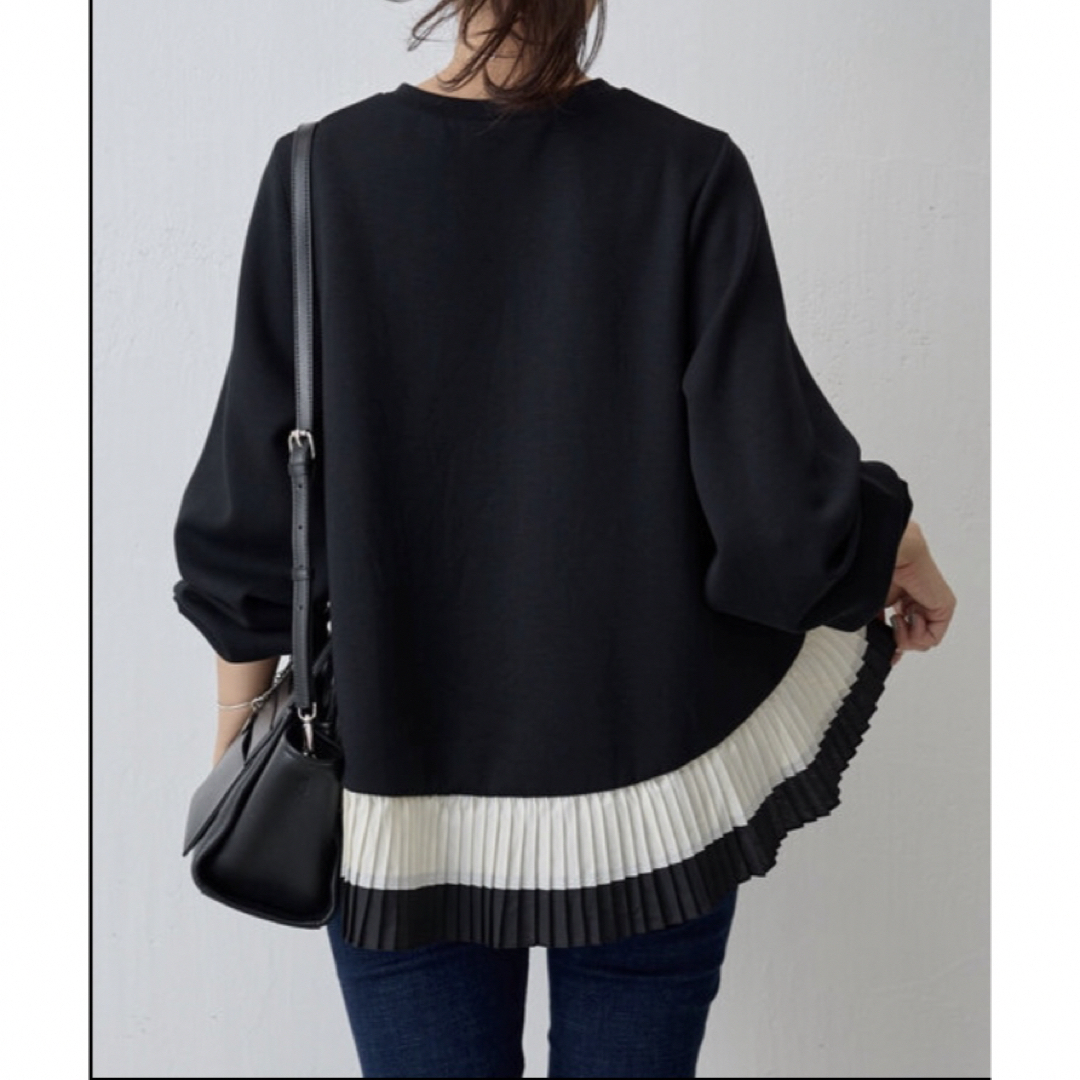 BEARDSLEY - BEARDSLEY✨ 今期人気完売後ろプリーツカットソー BEARDSLEY - BEARDSLEY✨ 今期人気完売後ろプリーツカットソー