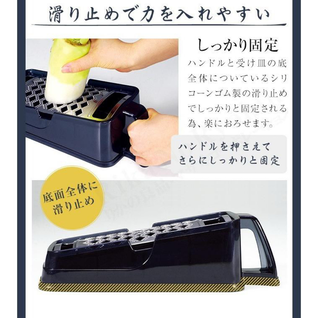 ハンドル付きで楽におろせる大根おろし器「極」 楽楽オロシてみ ハンドル付きで楽におろせる大根おろし器「極」 楽楽オロシてみ