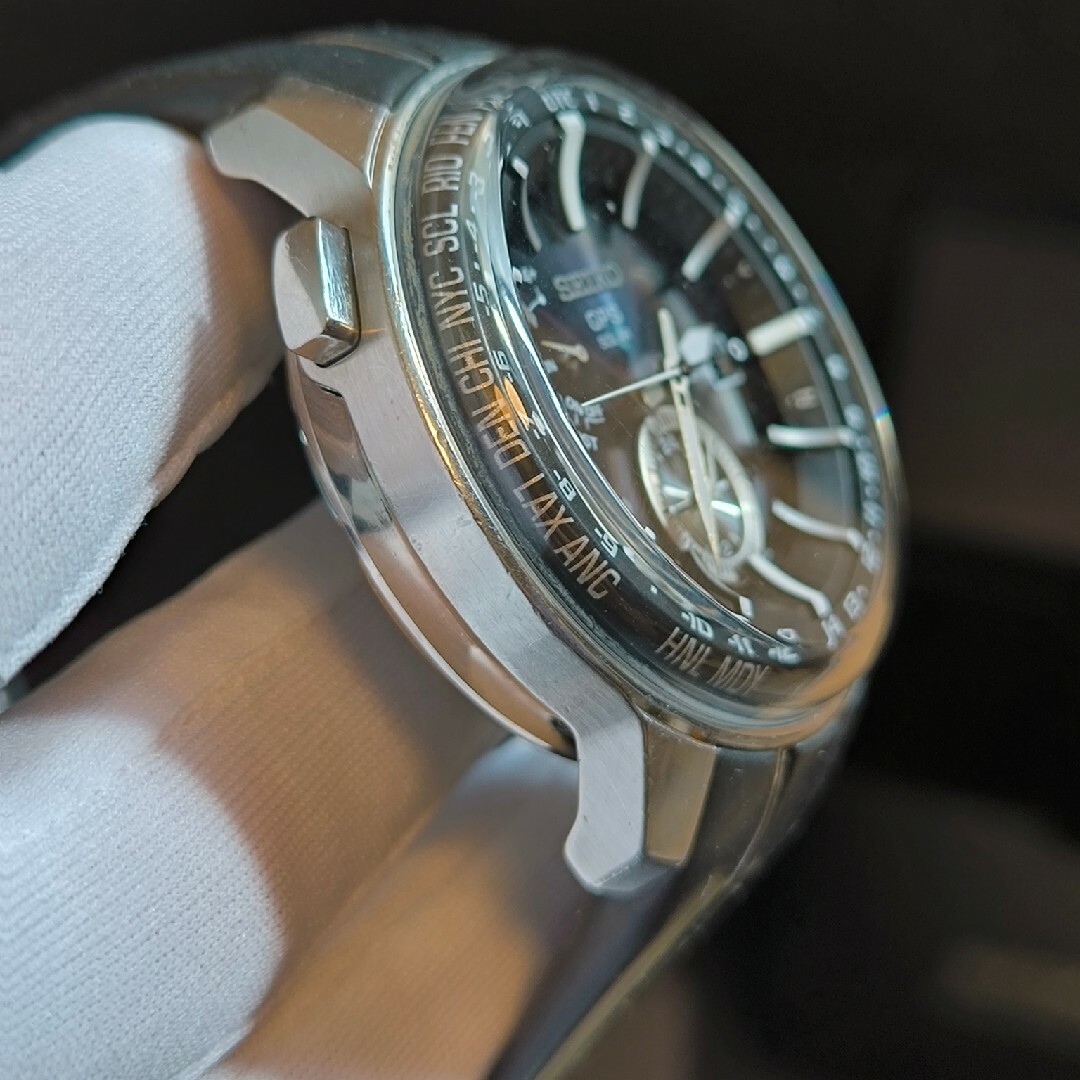 SEIKO - アストロン SBXA037 ドーム型ガラス ラバーベルトの通販 SEIKO - アストロン SBXA037 ドーム型ガラス ラバーベルトの通販