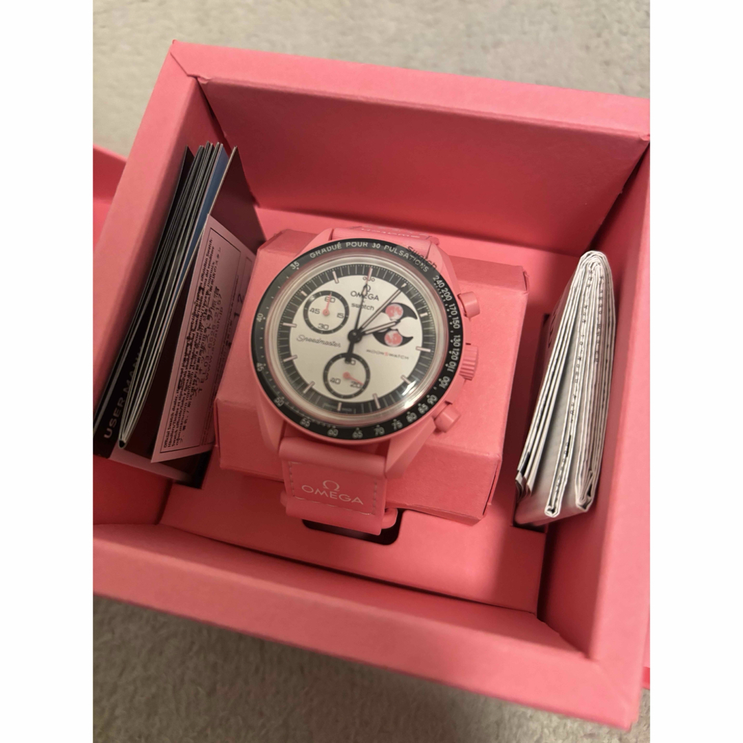 swatch - Swatch OMEGA MoonSwatch Pink Moonphaseの通販 by swatch - Swatch OMEGA MoonSwatch Pink Moonphaseの通販 by
