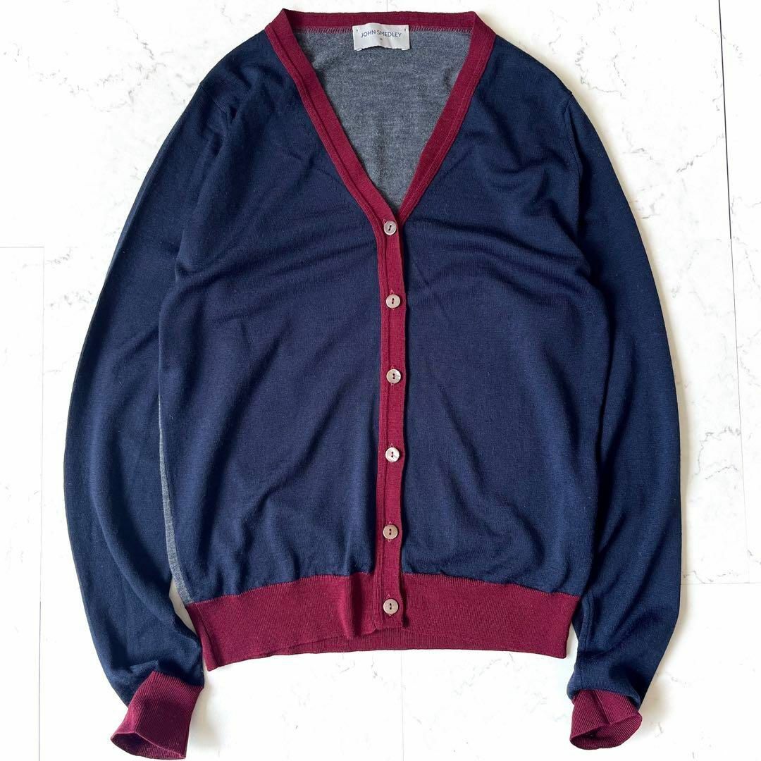 JOHN SMEDLEY - ジョンスメドレー 美品イギリス製 メリノウール JOHN SMEDLEY - ジョンスメドレー 美品イギリス製 メリノウール