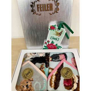 FEILER - 新品 FEILER×ドラえもん ハンカチ /ラブリーキャッツ FEILER - 新品 FEILER×ドラえもん ハンカチ /ラブリーキャッツ