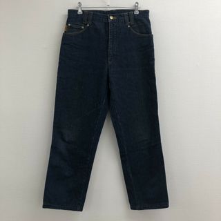 【HARDY AMIES】ハーディーエイミス　青系　７９　デニムパンツ　英字ロゴ　カジュアル(デニム/ジーンズ)