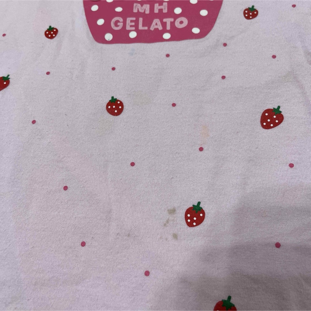 mikihouse - ミキハウス 半袖Tシャツ うさこ カップケーキ 120の mikihouse - ミキハウス 半袖Tシャツ うさこ カップケーキ 120の