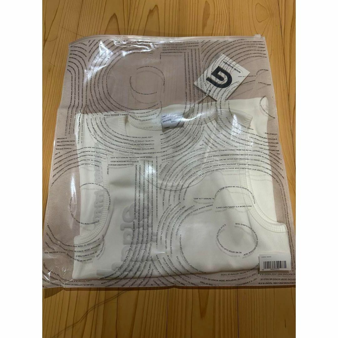 新品【即日発送】GADID ANONIEM LEWIN WHITE タンクトップの通販 新品【即日発送】GADID ANONIEM LEWIN WHITE タンクトップの通販