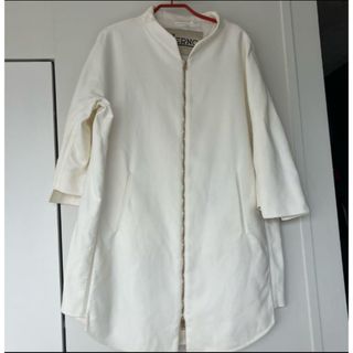 HERNO - Herno ホワイト ジップアップコートの通販 by 質問逃げ HERNO - Herno ホワイト ジップアップコートの通販 by 質問逃げ