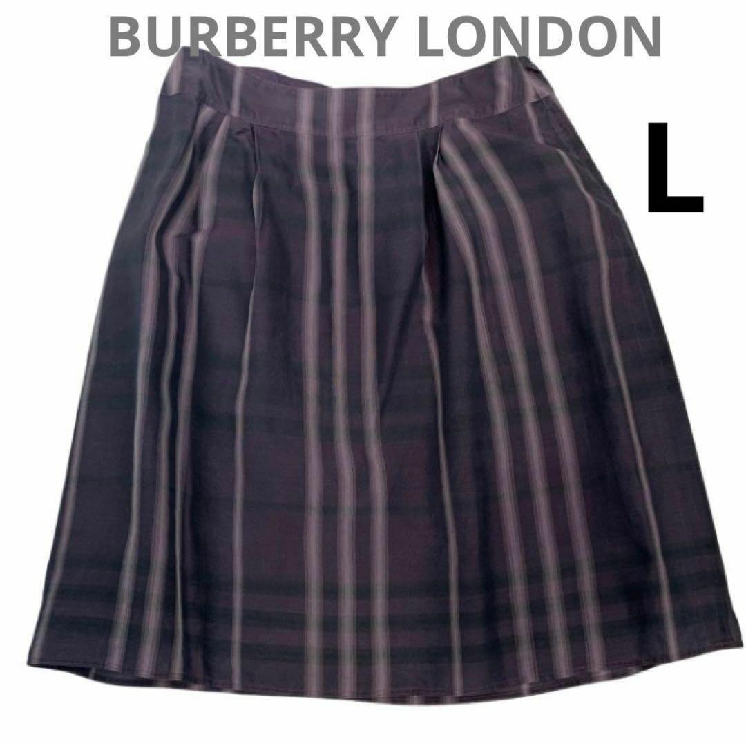 BURBERRY - ☆美品☆BURBERRY LONDON フレア スカート チェック BURBERRY - ☆美品☆BURBERRY LONDON フレア スカート チェック
