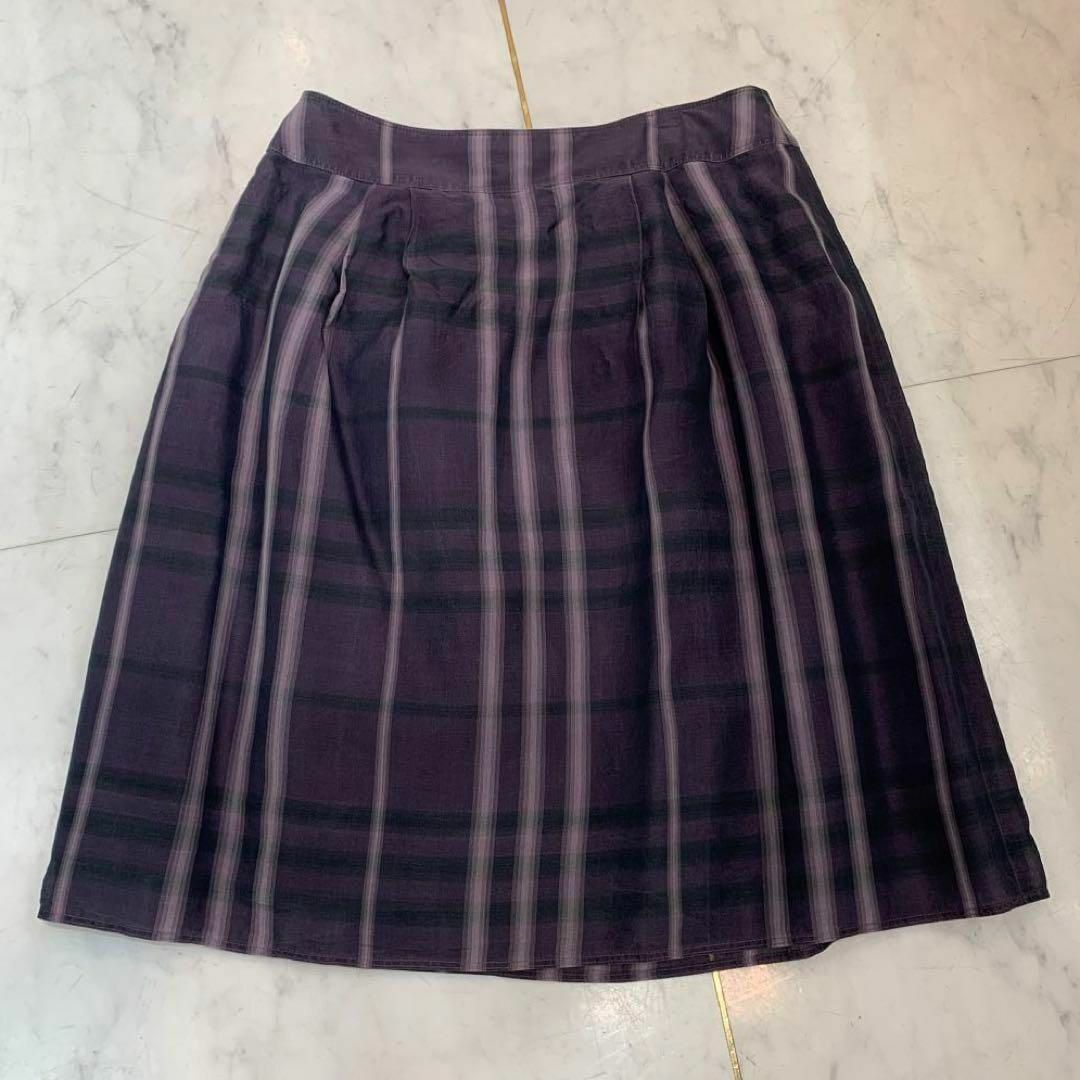 BURBERRY - ☆美品☆BURBERRY LONDON フレア スカート チェック BURBERRY - ☆美品☆BURBERRY LONDON フレア スカート チェック