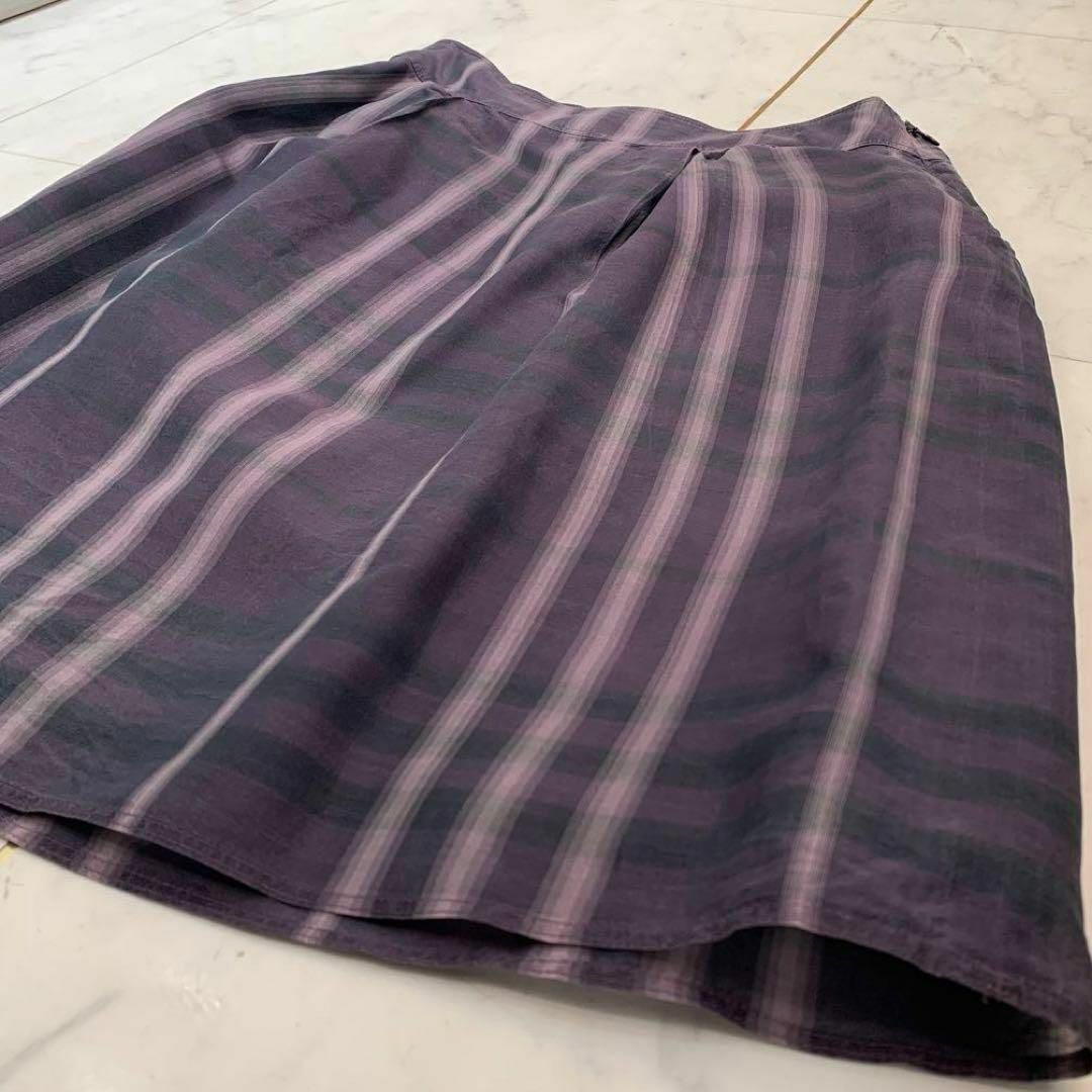 BURBERRY - ☆美品☆BURBERRY LONDON フレア スカート チェック BURBERRY - ☆美品☆BURBERRY LONDON フレア スカート チェック