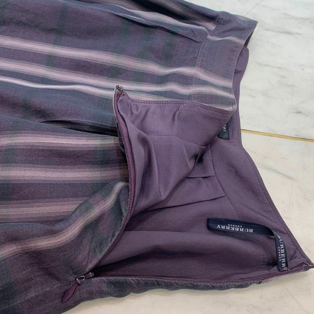 BURBERRY - ☆美品☆BURBERRY LONDON フレア スカート チェック BURBERRY - ☆美品☆BURBERRY LONDON フレア スカート チェック