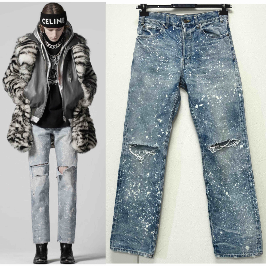 CELINE - 21AW Celine ペインターウォッシュ カートジーンズ CELINE - 21AW Celine ペインターウォッシュ カートジーンズ