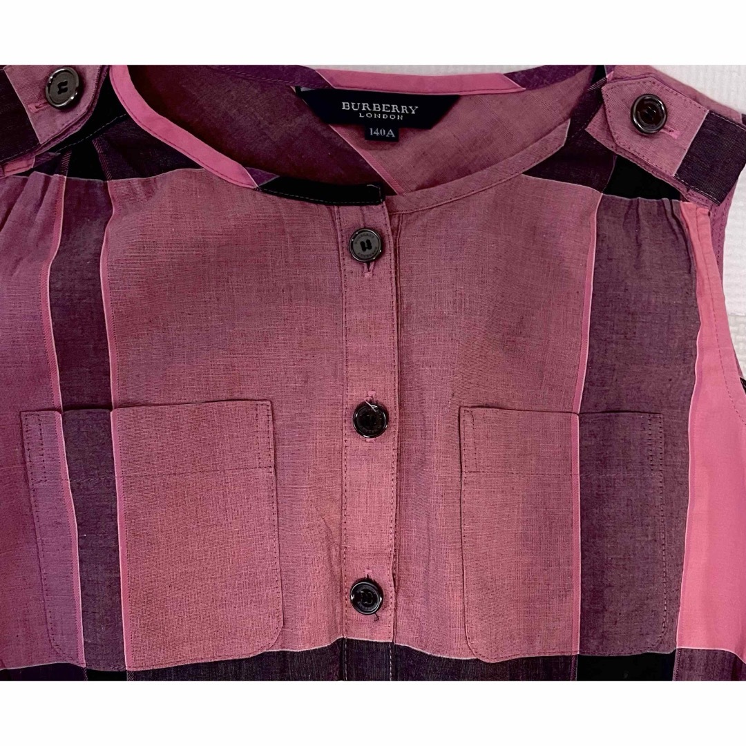 BURBERRY - 【美品】☆BURBERRY☆ノースリーブワンピースひ BURBERRY - 【美品】☆BURBERRY☆ノースリーブワンピースひ