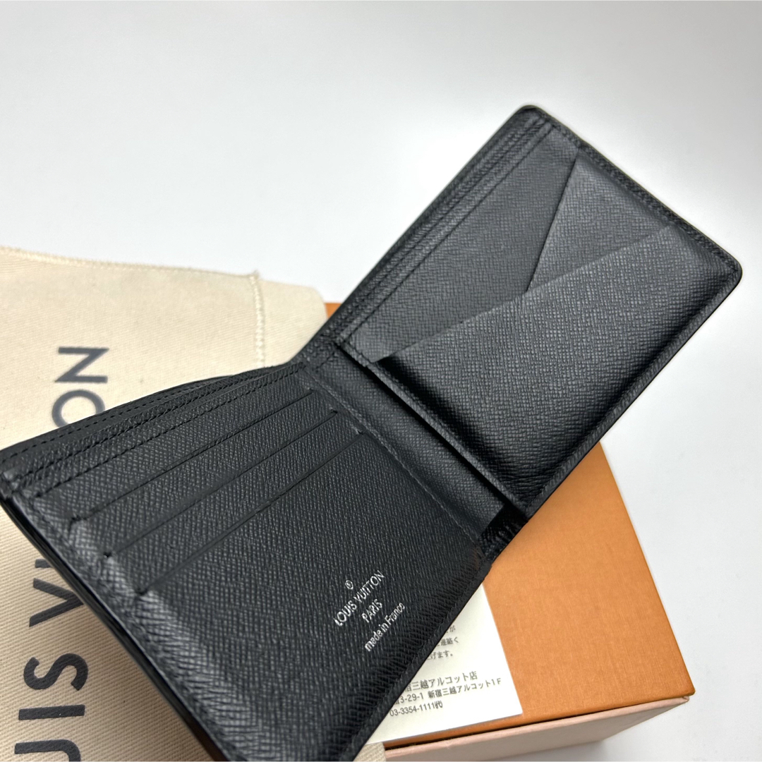 LOUIS VUITTON - 鑑定済 ルイヴィトン エピ ブラック 2つ折財布 LOUIS VUITTON - 鑑定済 ルイヴィトン エピ ブラック 2つ折財布