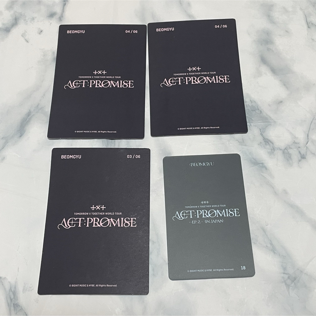 TOMORROW X TOGETHER - TXT ACT:PROMISE EP.2 トレカ ボムギュの TOMORROW X TOGETHER - TXT ACT:PROMISE EP.2 トレカ ボムギュの