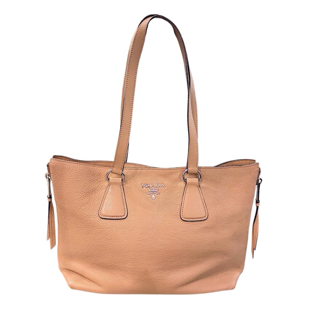 PRADA - 　プラダ PRADA ヴィッテロフェニックスレザー トートバッグ 1BG099 ベージュ ヴィッテロフェニックスレザー レディース トートバッグ