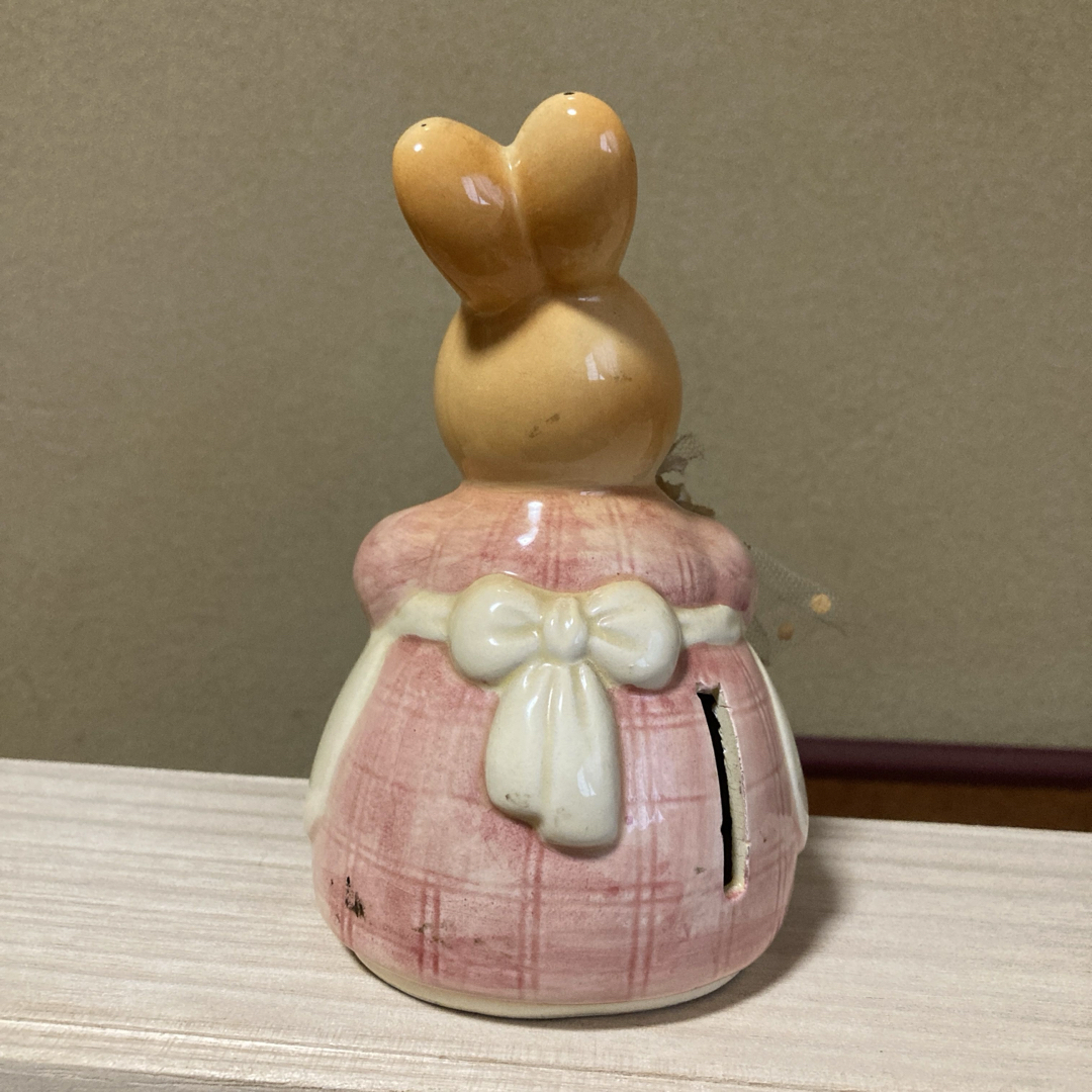 おしゃれ ウサギ 陶器 貯金箱 ファンシー レトロの通販 by おしゃれ ウサギ 陶器 貯金箱 ファンシー レトロの通販 by