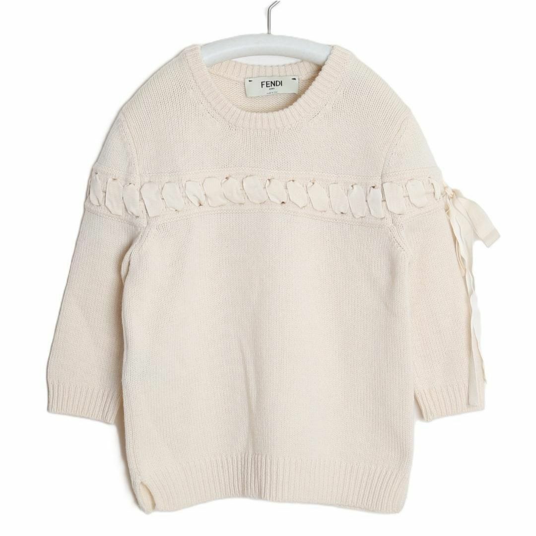 FENDI - フェンディ/FENDI 国内正規品 カシミヤ100% 七分袖 FENDI - フェンディ/FENDI 国内正規品 カシミヤ100% 七分袖
