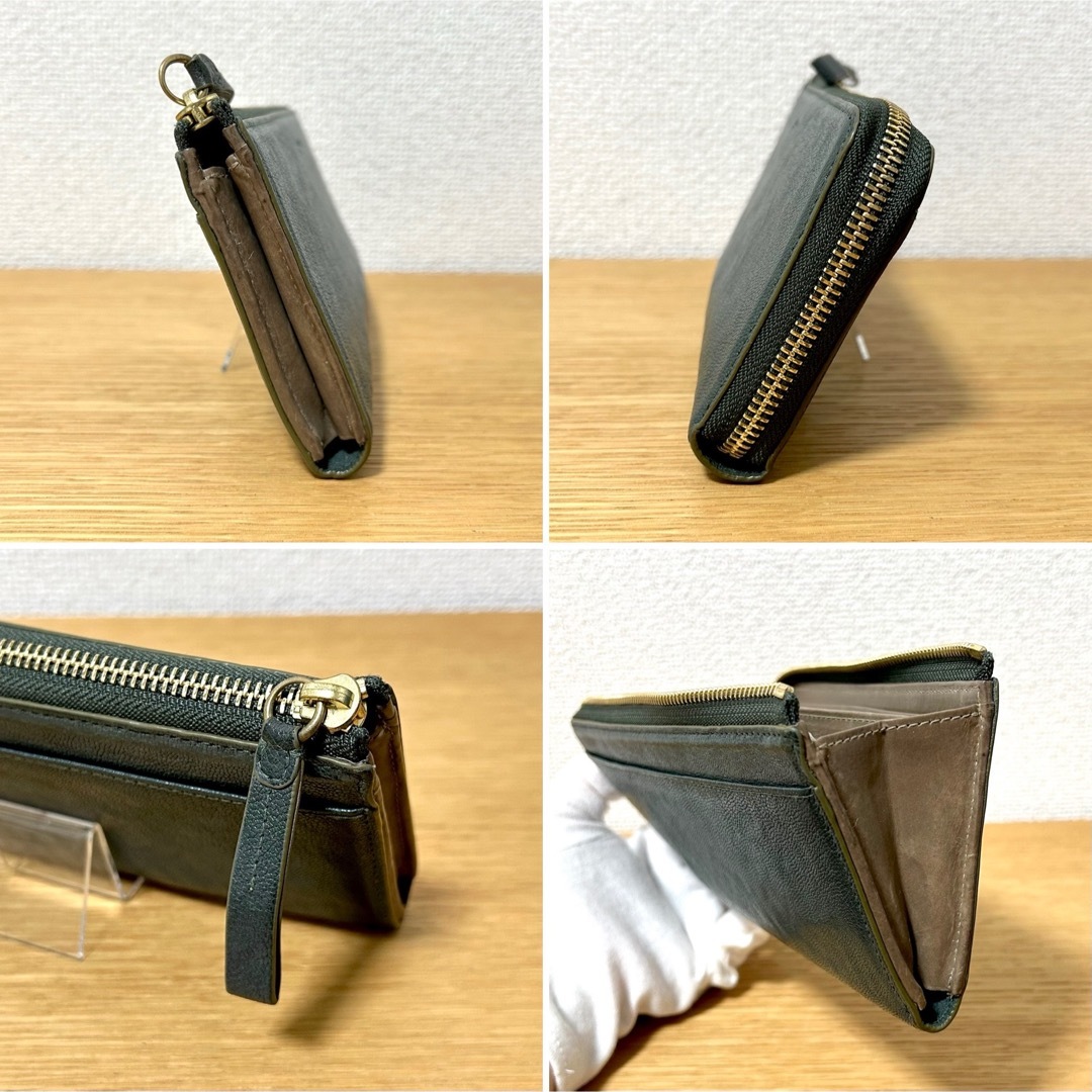 genten - 山羊革 genten ゲンテン フレスコ 長財布 L字 genten - 山羊革 genten ゲンテン フレスコ 長財布 L字