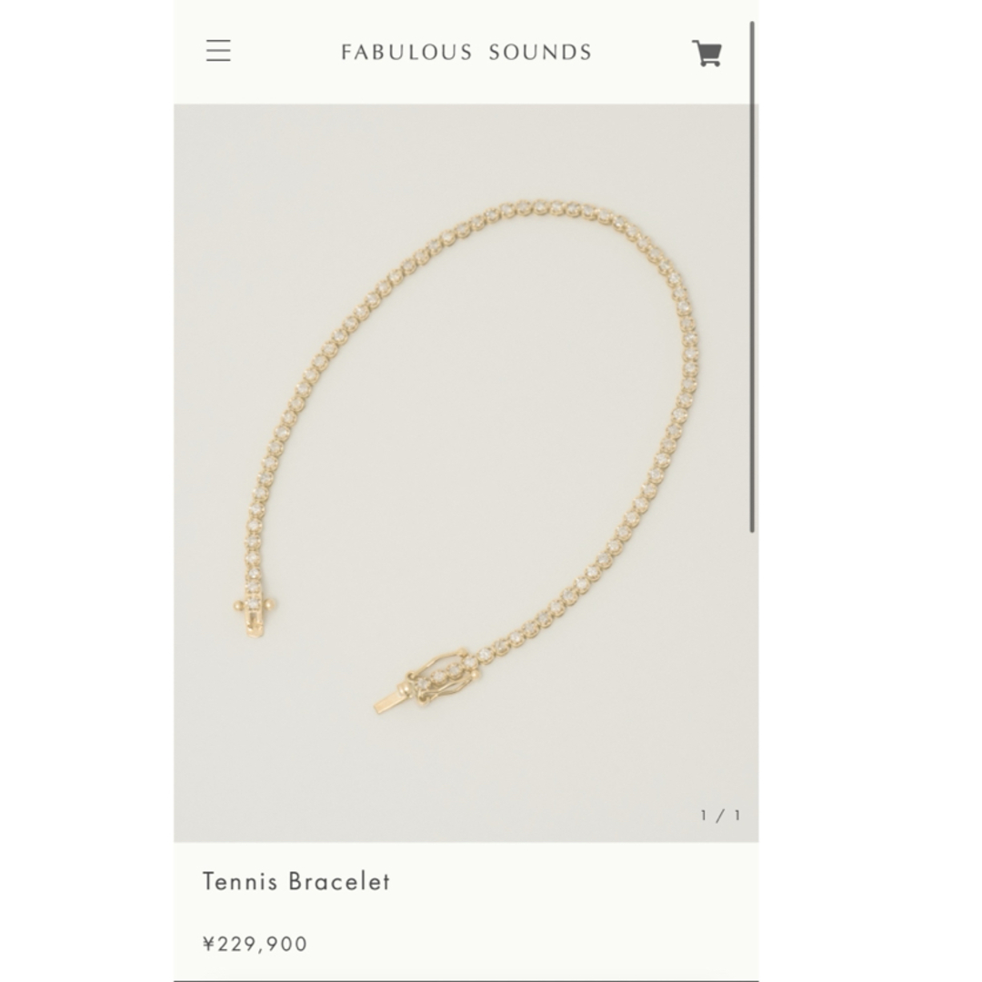 美品 fabulous sounds テニスブレスレットの通販 by rs shop|ラクマ 美品 fabulous sounds テニスブレスレットの通販 by rs shop|ラクマ