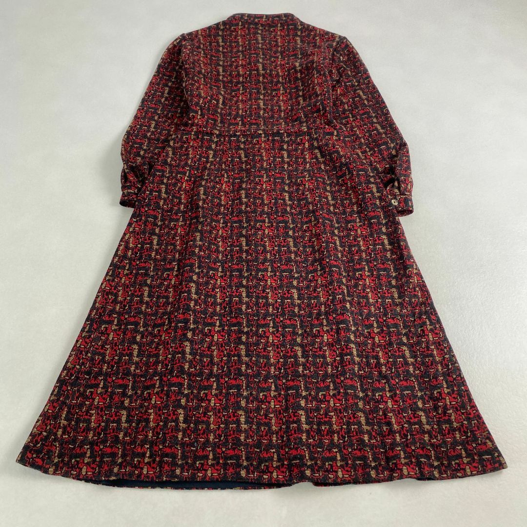 VINTAGE - ヴィンテージ ワンピース 長袖 ニット 柄 レトロ VINTAGE - ヴィンテージ ワンピース 長袖 ニット 柄 レトロ