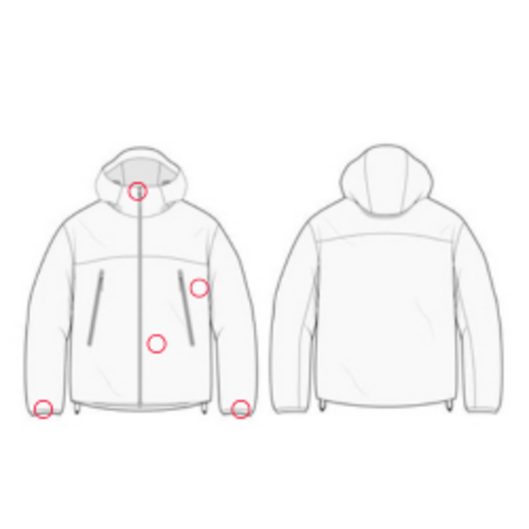 sacai - 【中古B】sacai サカイ 1 S レディース フーディー