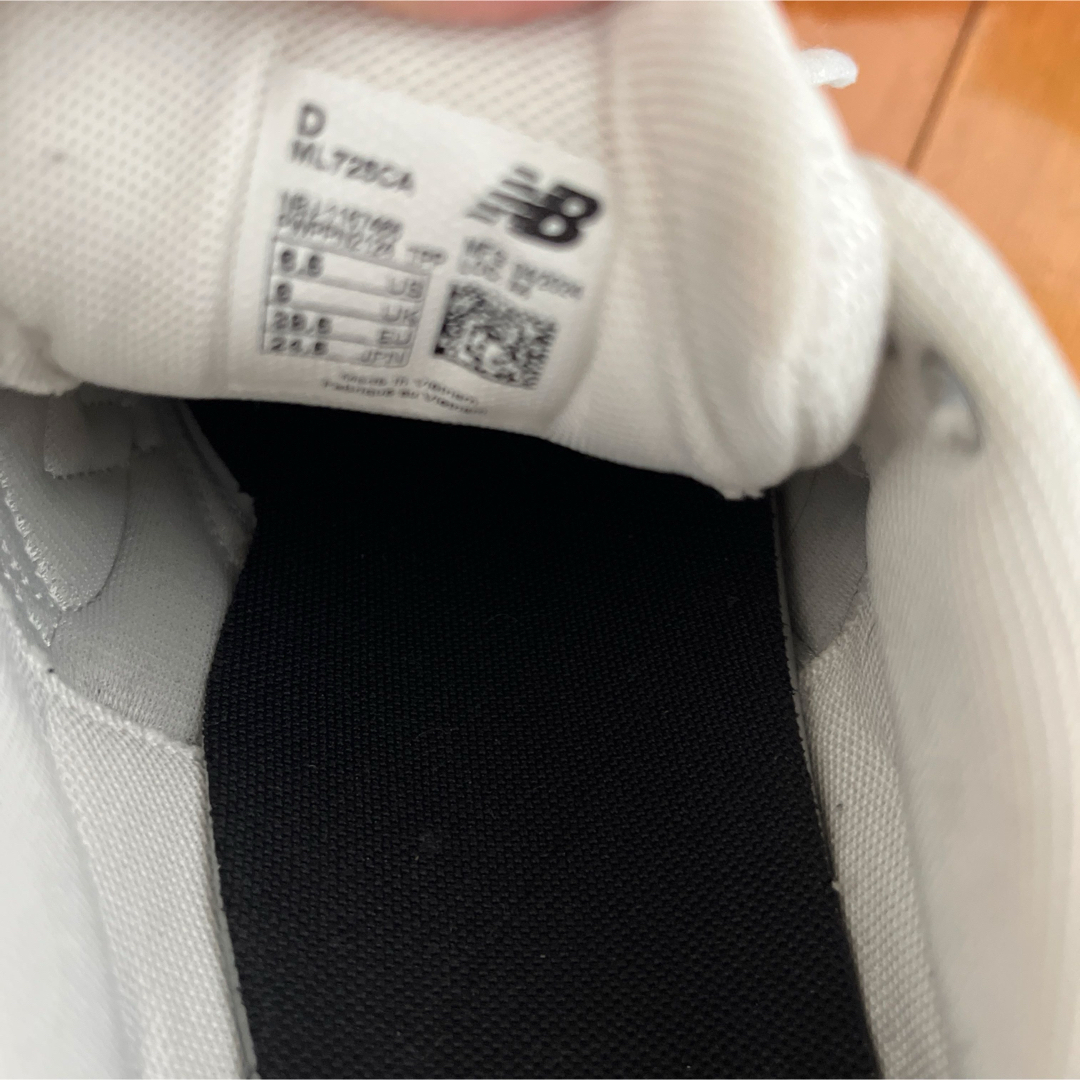New Balance - ニューバランス725 スニーカー 24.5センチ 白の New Balance - ニューバランス725 スニーカー 24.5センチ 白の