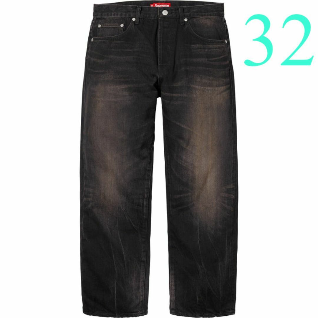 Supreme - 32 Supreme Distressed Loose Fit デニムの通販 by Supreme - 32 Supreme Distressed Loose Fit デニムの通販 by