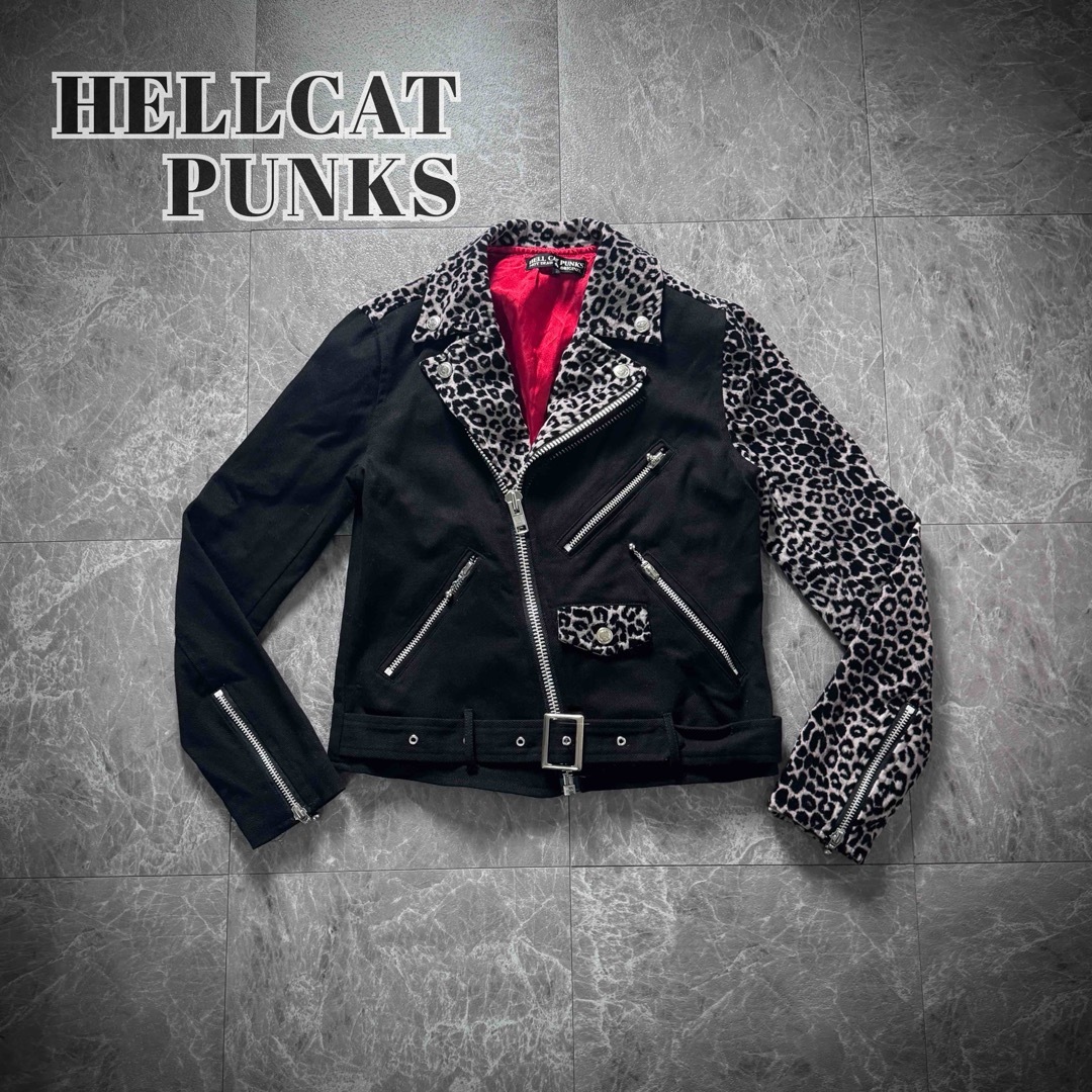 HELLCATPUNKS - 00s HELLCAT PUNKS レオパード切替コットン HELLCATPUNKS - 00s HELLCAT PUNKS レオパード切替コットン