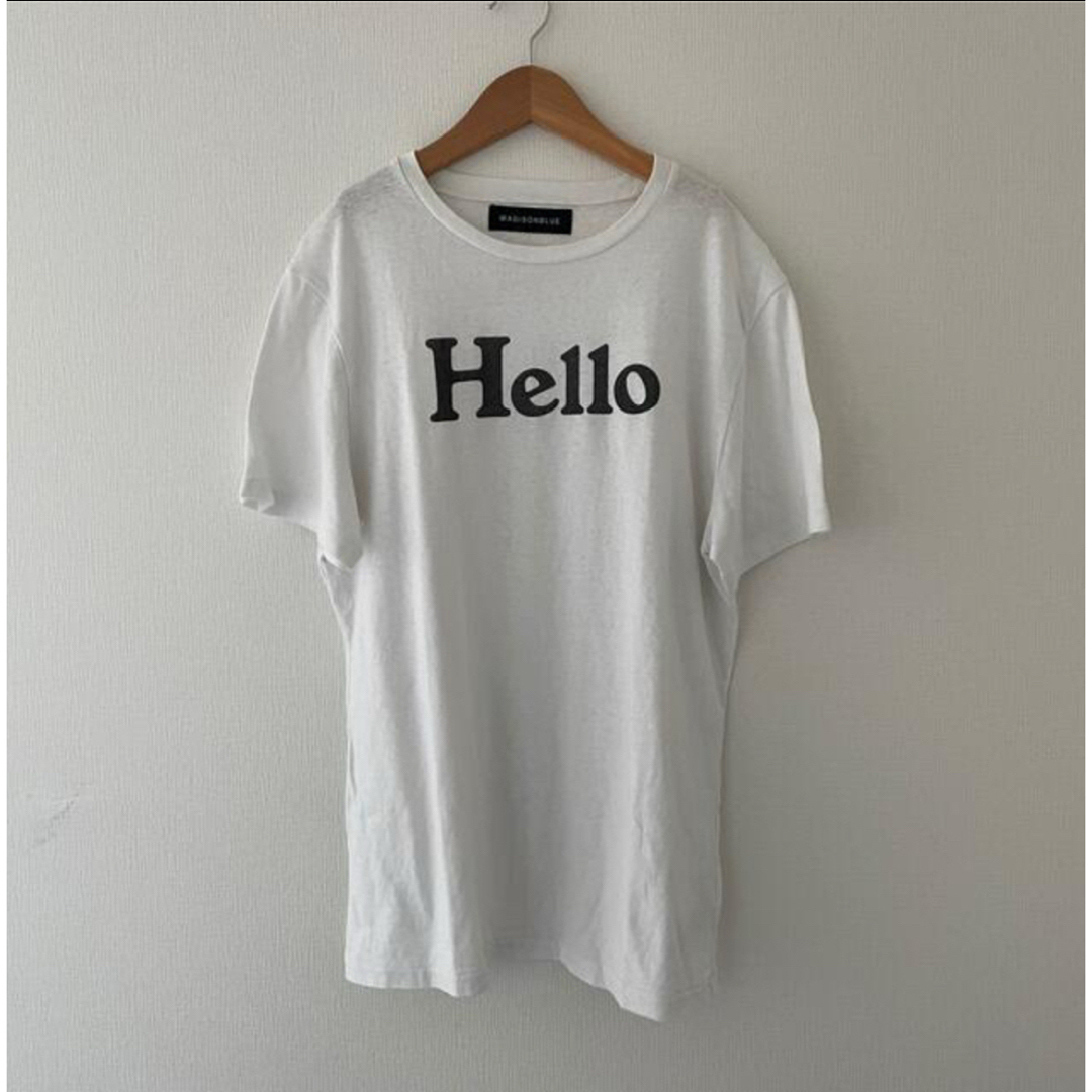 MADISONBLUE - 美品 マディソンブルー Hello ハロー ロゴ T MADISONBLUE - 美品 マディソンブルー Hello ハロー ロゴ T