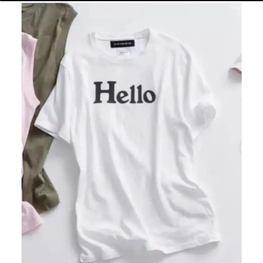 MADISONBLUE - 美品 マディソンブルー Hello ハロー ロゴ T MADISONBLUE - 美品 マディソンブルー Hello ハロー ロゴ T