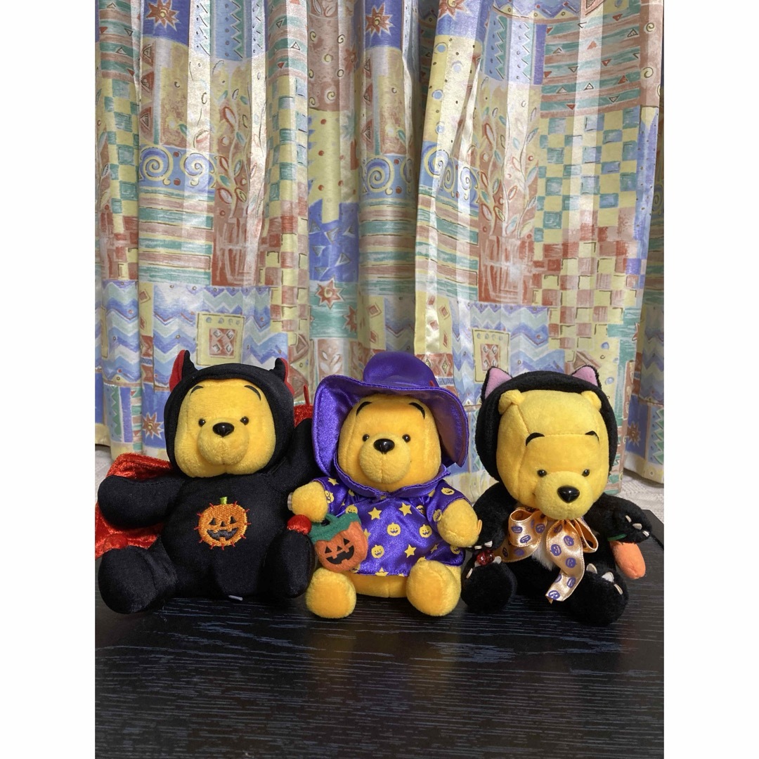 くまのプーさん - プーさん ハロウィンぬいぐるみ 3体セットの くまのプーさん - プーさん ハロウィンぬいぐるみ 3体セットの