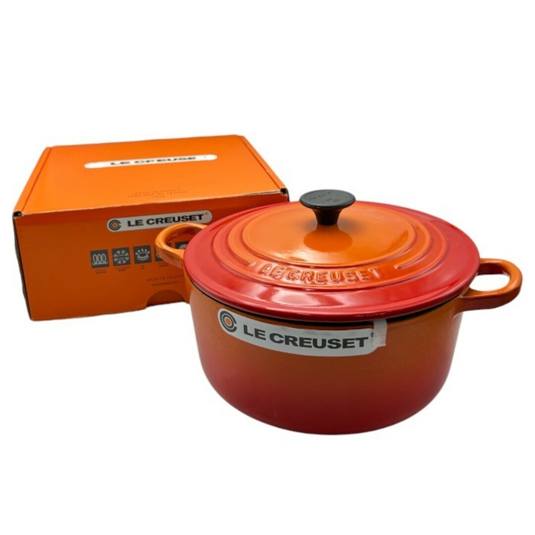 LE CREUSET - 未使用品 LE CREUSET ルクルーゼ ココット ロンド LE CREUSET - 未使用品 LE CREUSET ルクルーゼ ココット ロンド