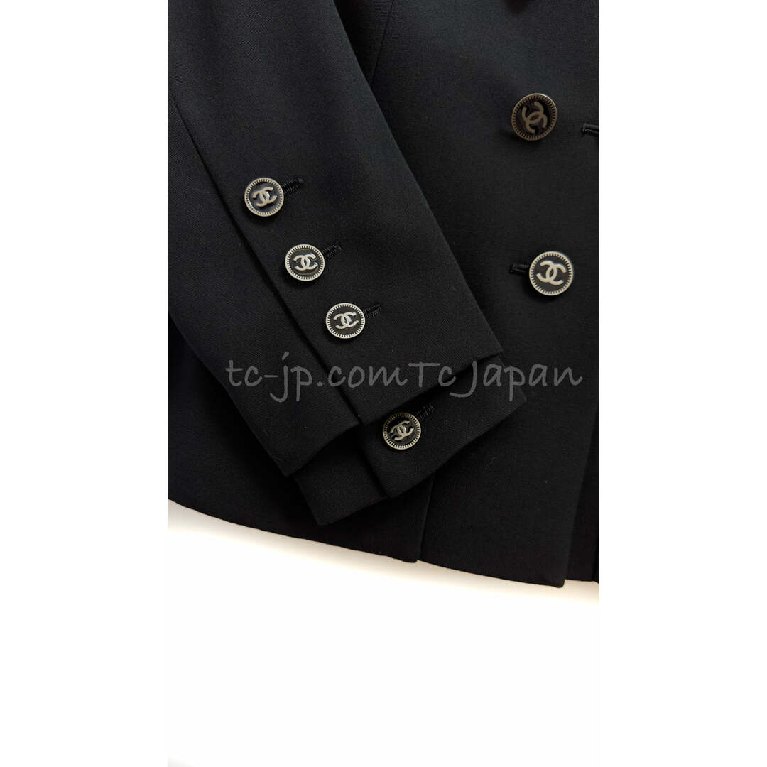 CHANEL - シャネル ジャケット スーツ CHANEL ブラック ウール CHANEL - シャネル ジャケット スーツ CHANEL ブラック ウール