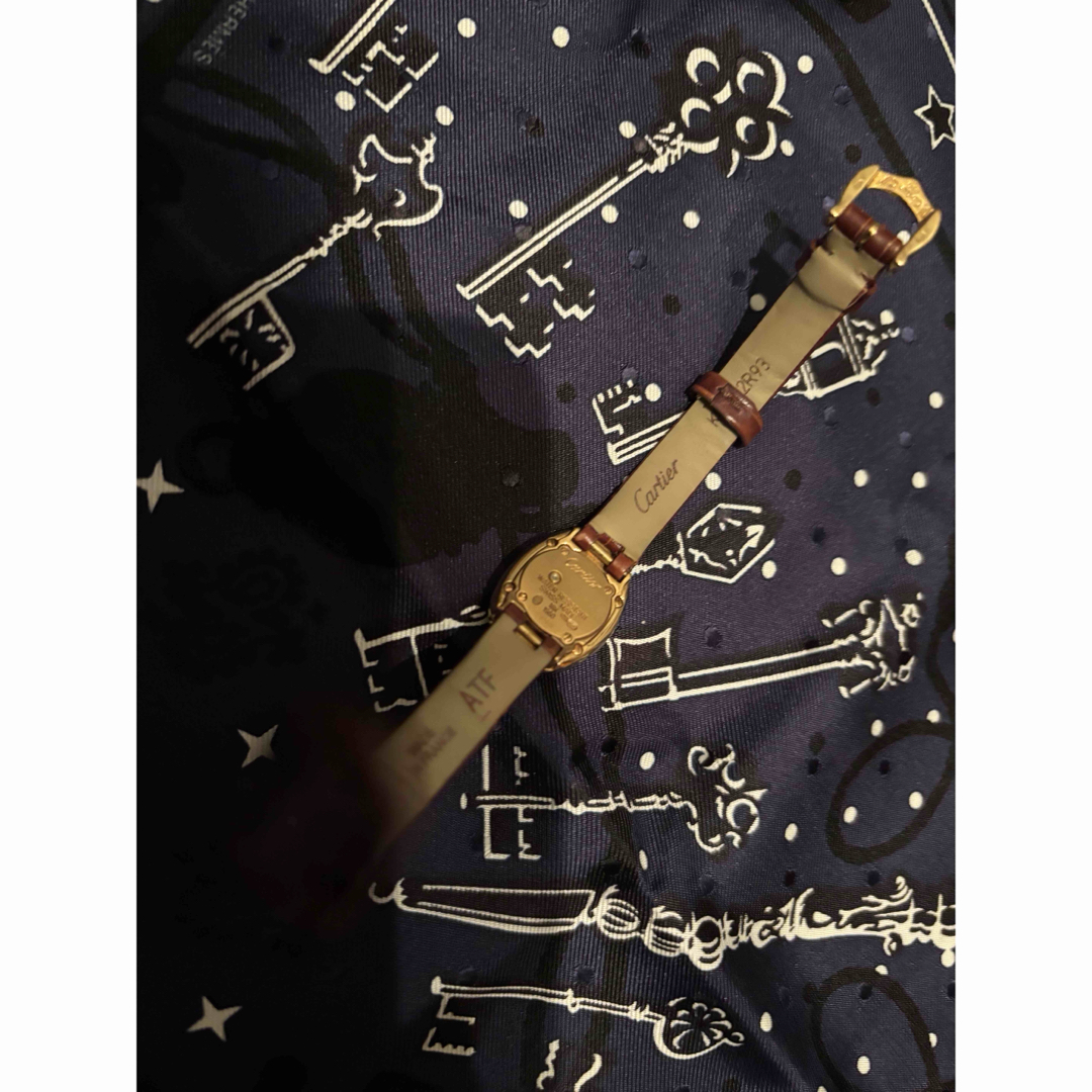 Cartier - カルティエ ミニ ベニュワール18YG純正クロコ革ベル2 Cartier - カルティエ ミニ ベニュワール18YG純正クロコ革ベル2