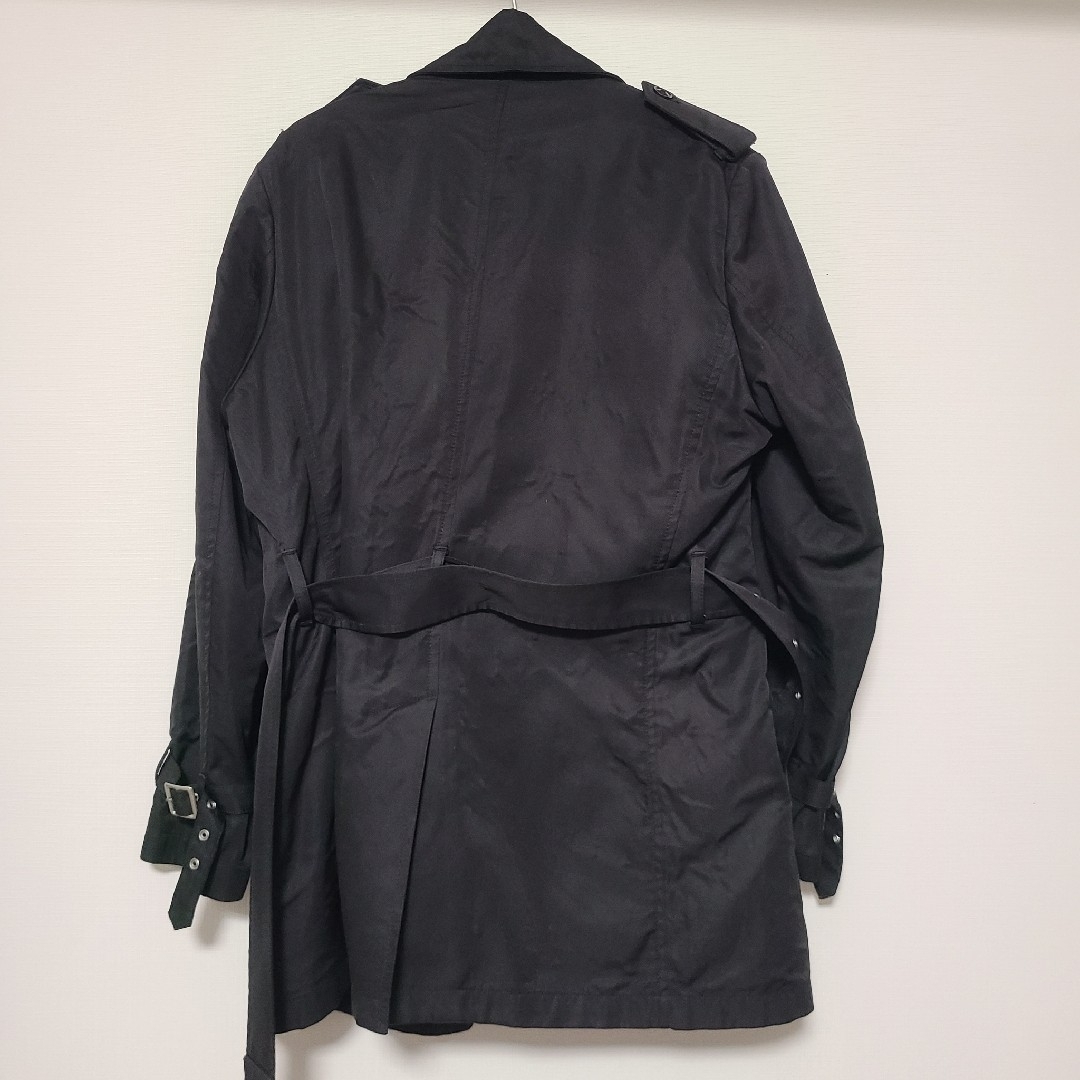 TAKEO KIKUCHI - 【美品】タケオキクチ ステンカラーコート 黒 M TAKEO KIKUCHI - 【美品】タケオキクチ ステンカラーコート 黒 M