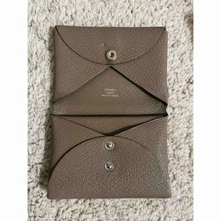 HERMES - エルメス✨ベアン✨スフレ✨エトゥープ✨二つ折り 長 HERMES - エルメス✨ベアン✨スフレ✨エトゥープ✨二つ折り 長