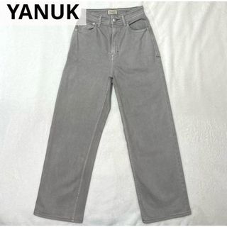YANUK - ヤヌーク セシル ボーイズクロップドデニム SBLカラーの YANUK - ヤヌーク セシル ボーイズクロップドデニム SBLカラーの