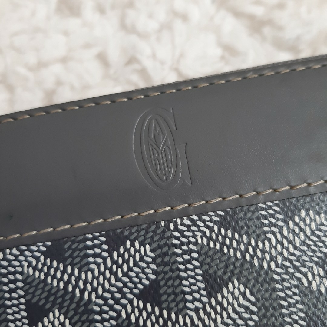 GOYARD - 美品 GOYARD ゴヤール レザー 長財布 ラウンド GOYARD - 美品 GOYARD ゴヤール レザー 長財布 ラウンド