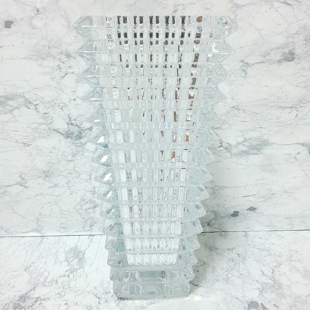 Baccarat - Baccarat アイベース スクエアS フラワーベース 花瓶 Baccarat - Baccarat アイベース スクエアS フラワーベース 花瓶