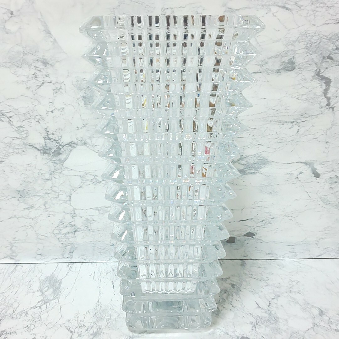 Baccarat - Baccarat アイベース スクエアS フラワーベース 花瓶 Baccarat - Baccarat アイベース スクエアS フラワーベース 花瓶
