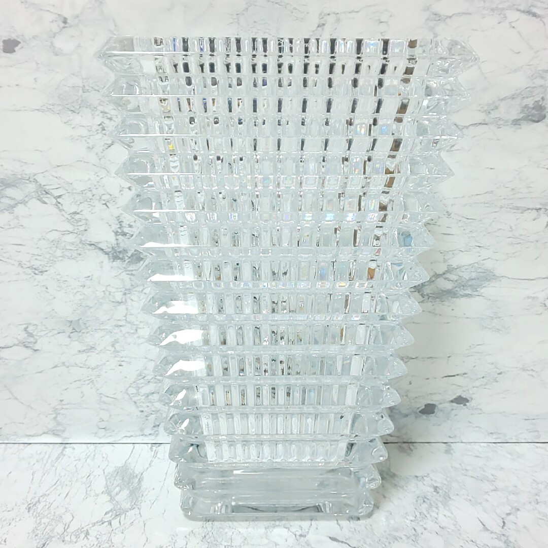 Baccarat - Baccarat アイベース スクエアS フラワーベース 花瓶 Baccarat - Baccarat アイベース スクエアS フラワーベース 花瓶