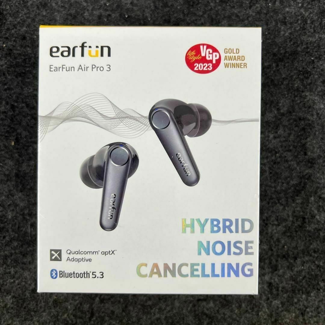 【未使用】EarFun Air Pro 3 ブラック 右耳 スマホ/家電/カメラのオーディオ機器(ヘッドフォン/イヤフォン)の商品写真