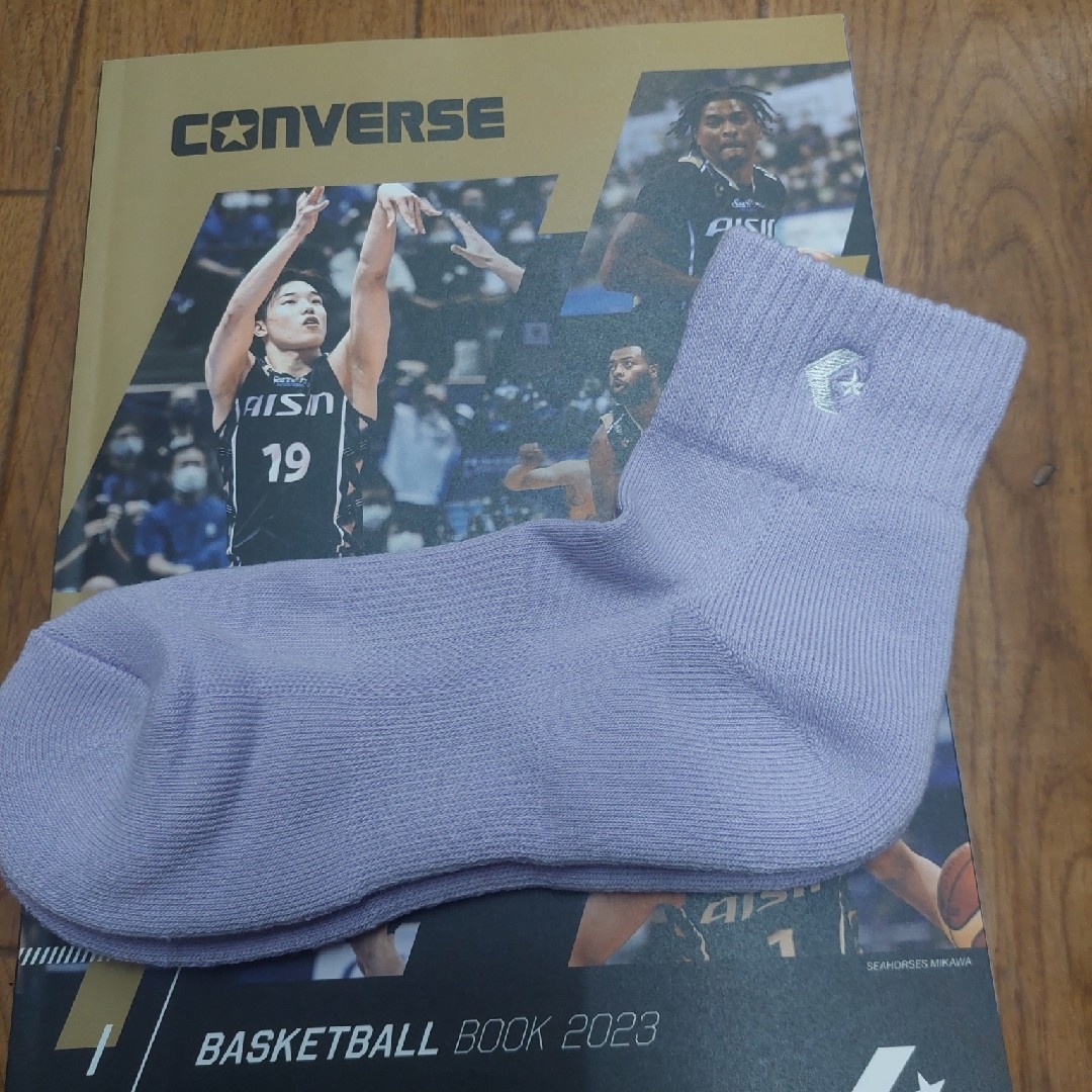 コンバース　ソックス 23-25cm スポーツ/アウトドアのスポーツ/アウトドア その他(バスケットボール)の商品写真