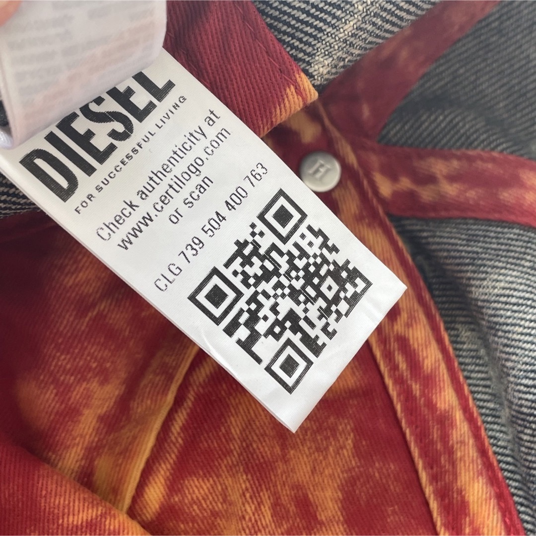 DIESEL - DIESEL デニム キャップ ロゴ ダメージ ヒョンジン DIESEL - DIESEL デニム キャップ ロゴ ダメージ ヒョンジン